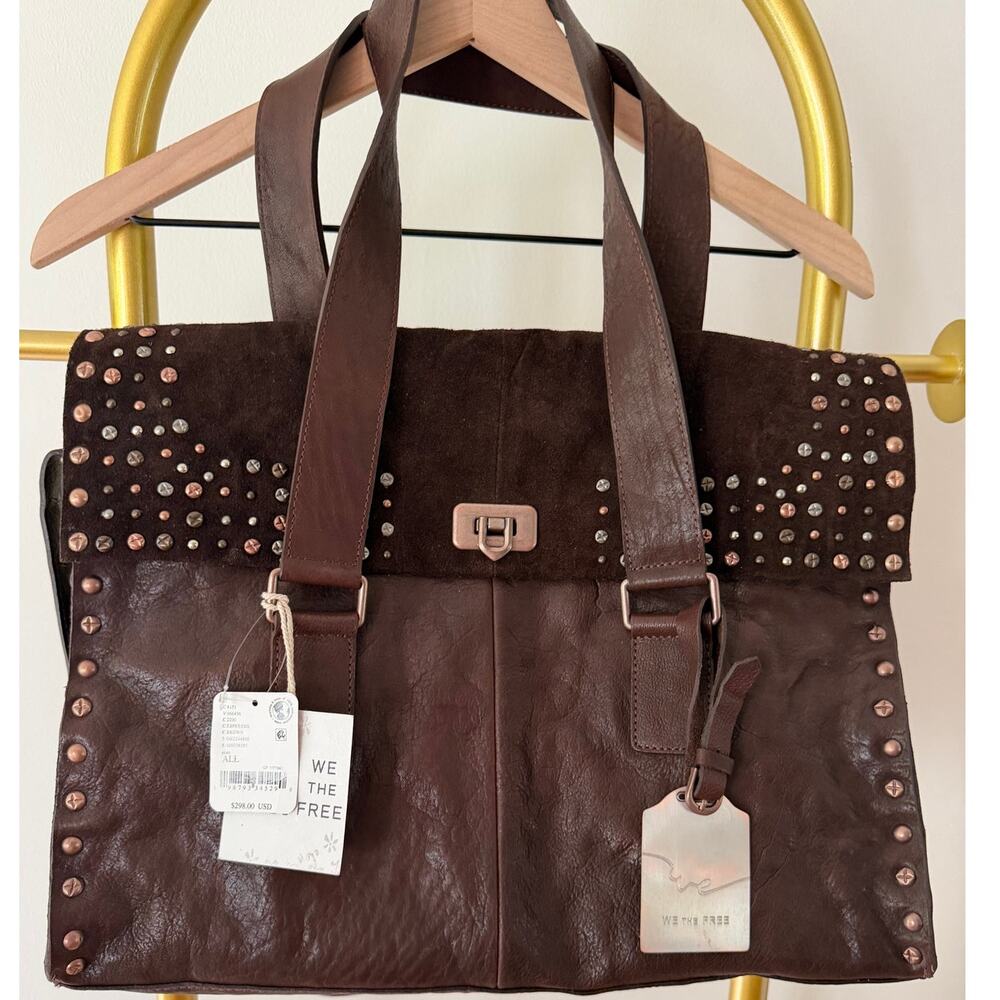 Free People NEW We The Free Shay Stud Tote - Picture 4 of 12